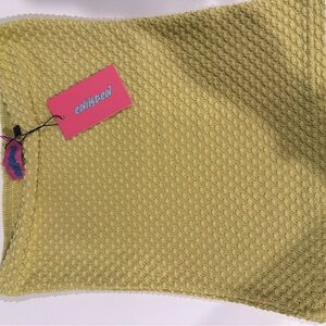 Edikted Textured Yellow Tube Top